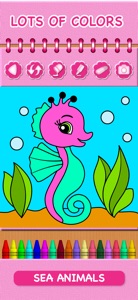 Animal Coloring Book Baby Pets screenshot #8 for iPhone