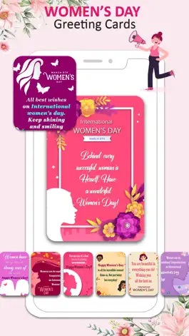 Game screenshot Women's Day Greeting Card wish mod apk
