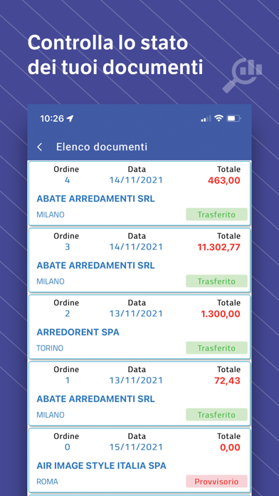 TeamSystem Sales Screenshot
