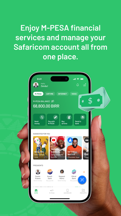 M-PESA Safaricom Ethiopia Screenshot