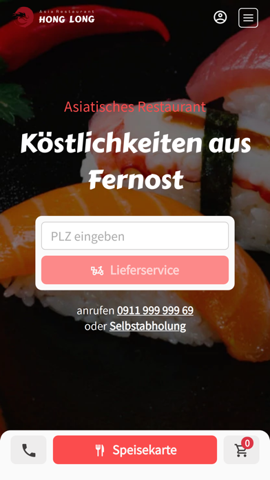 Asia Restaurant Hong Long Screenshot