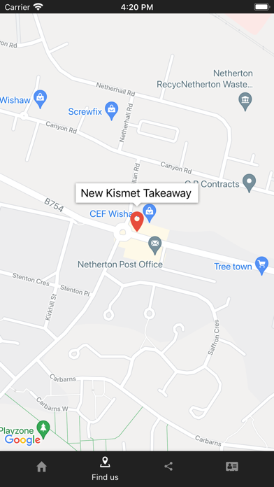 New Kismet Takeaway Screenshot