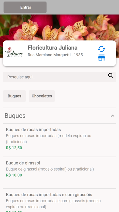 Floricultura Juliana Screenshot