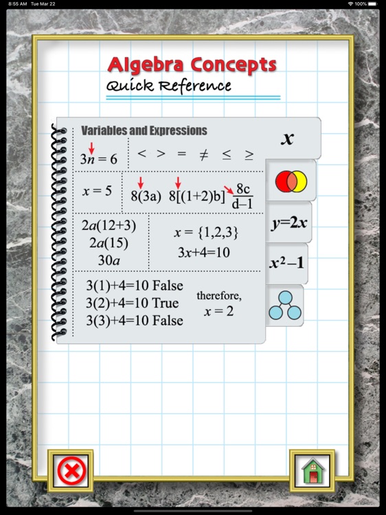 Algebra Concepts for iPad screenshot-5