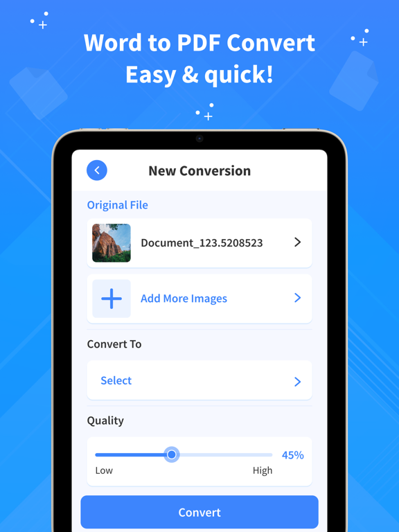 PDF Convert - Word to PDF iPad screenshot 7 - Utilities app