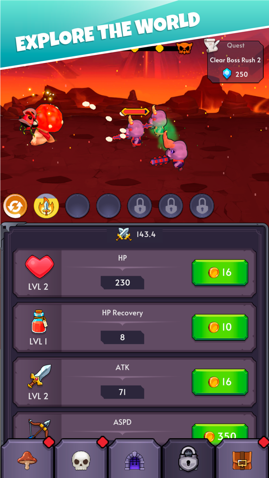 #5. Mushroom Adventure: Idle RPG (iOS) 由: MAD PIXEL
