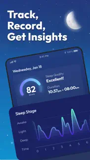 sleep tracker - sleep recorder iphone screenshot 1