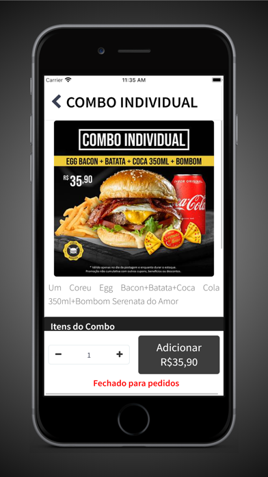Coreu Burguer Screenshot
