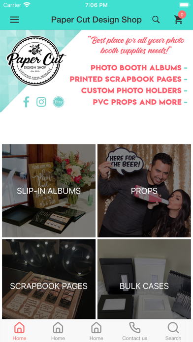 Paper Cut Design Shop Screenshot