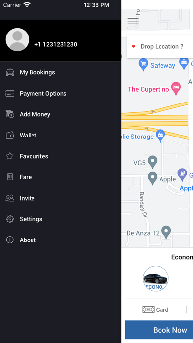 Taxista Passenger Screenshot