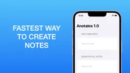 anotalos: quick notes taking iphone screenshot 1