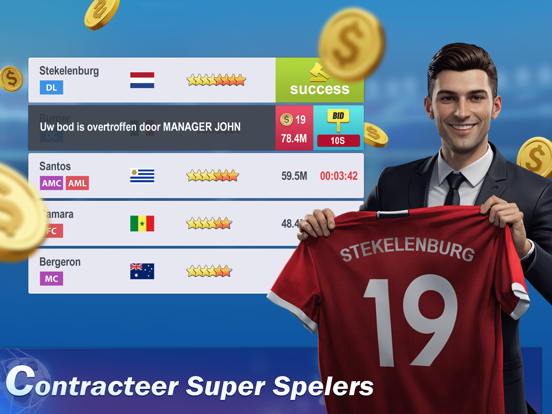 Top Manager Soccer - Voetbal iPad app afbeelding 4