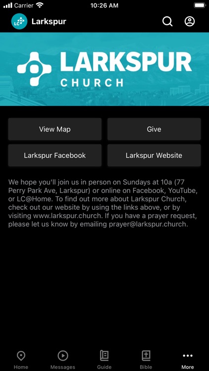 Larkspur Church App screenshot-3