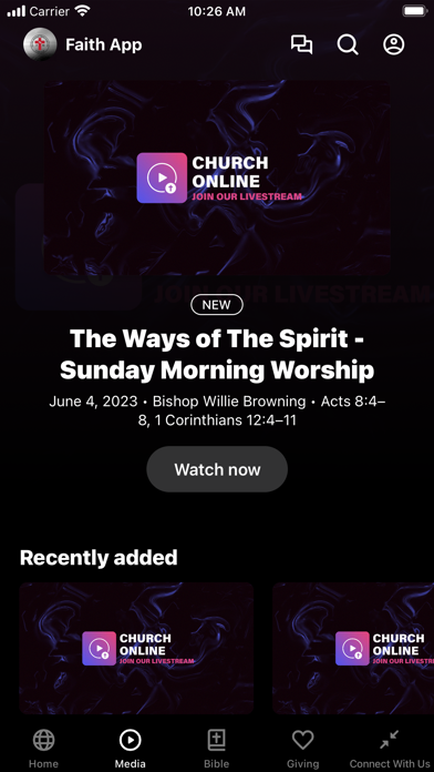 Faith Mission Ministries Screenshot