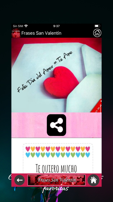 Poemas de Amor San Valentín Screenshot