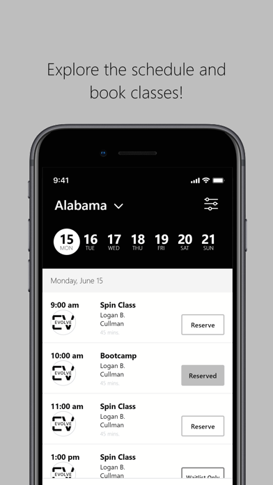 Screenshot 3 of Evolve Fitness AL App