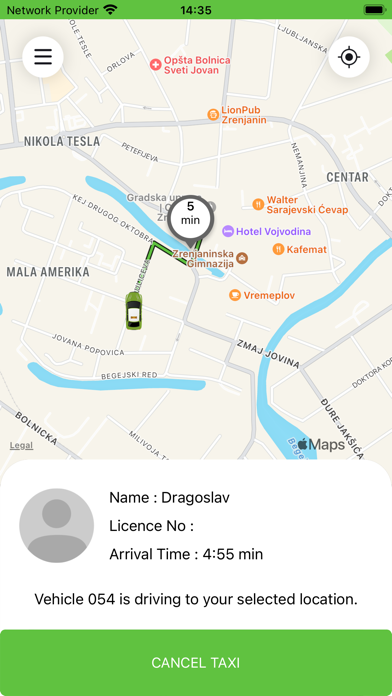 HaloTaxi Zrenjanin Screenshot