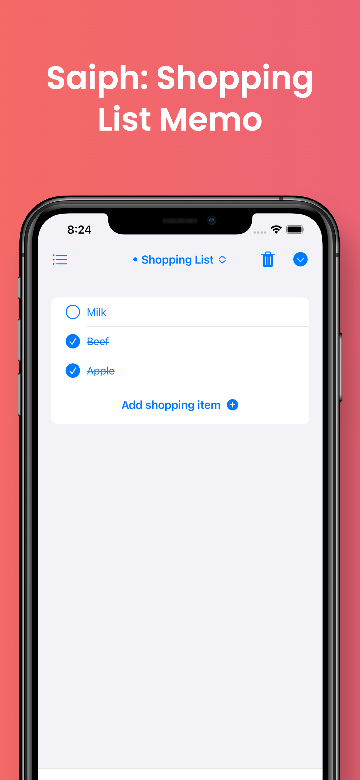 Groceries Checklist