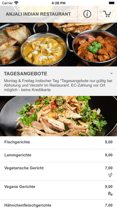 Anjali Indian Restaurant Screenshot