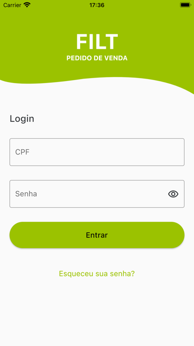 Filt - Pedido de Venda Screenshot