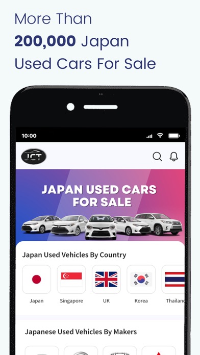 JCT - Japan Used Cars Screenshot