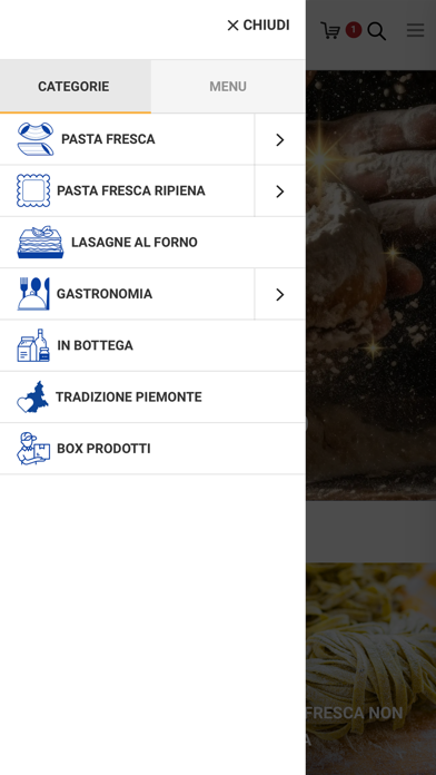 Pasta Fresca | Shop Screenshot