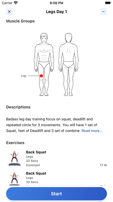 Wolfmate Fitness Screenshot