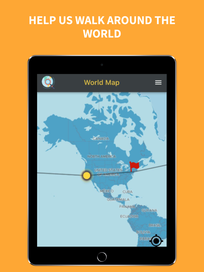 Virtual Walking Step Tracker