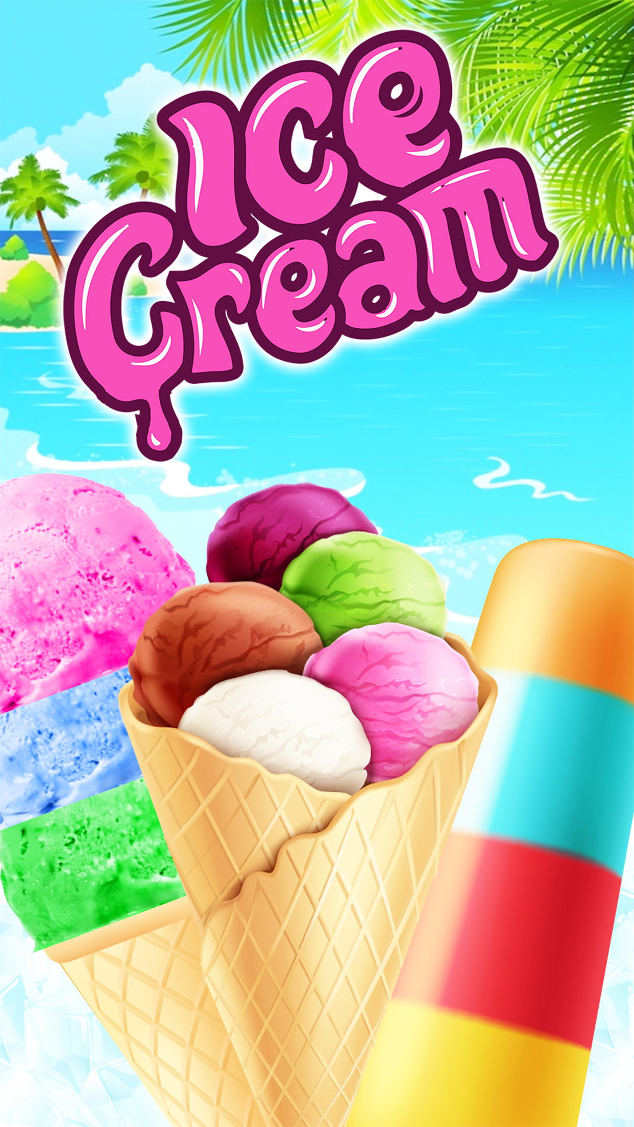 Sweet Ice Cream Making Game