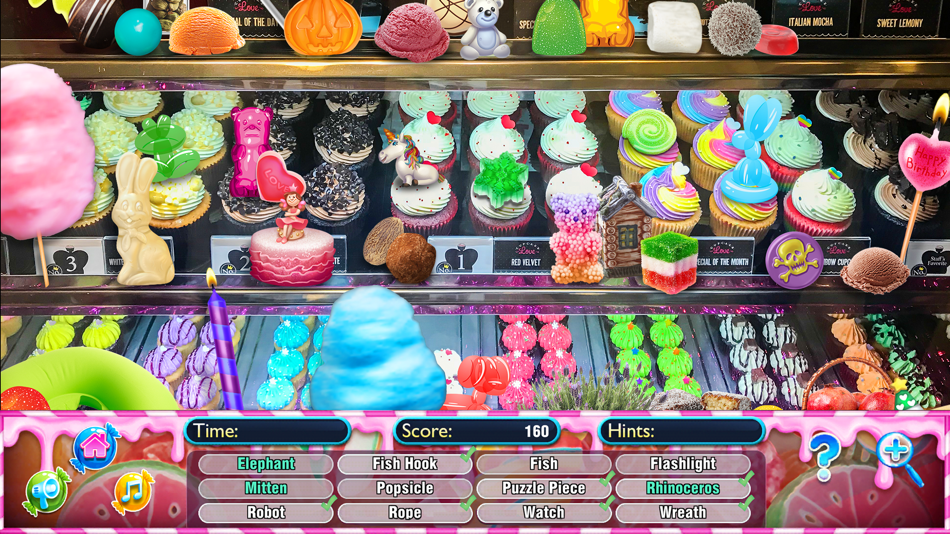 #3. Hidden Objects Candy Shop Seek (iOS) 来自: Brainfull, LLC