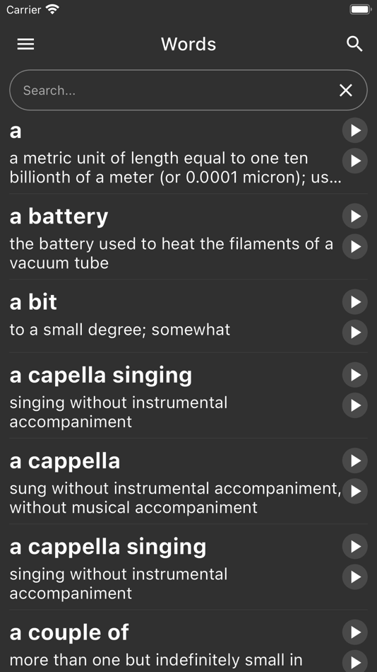 #5. English Dictionary 2.0 (iOS) 由: Nasar Kaliyarakath