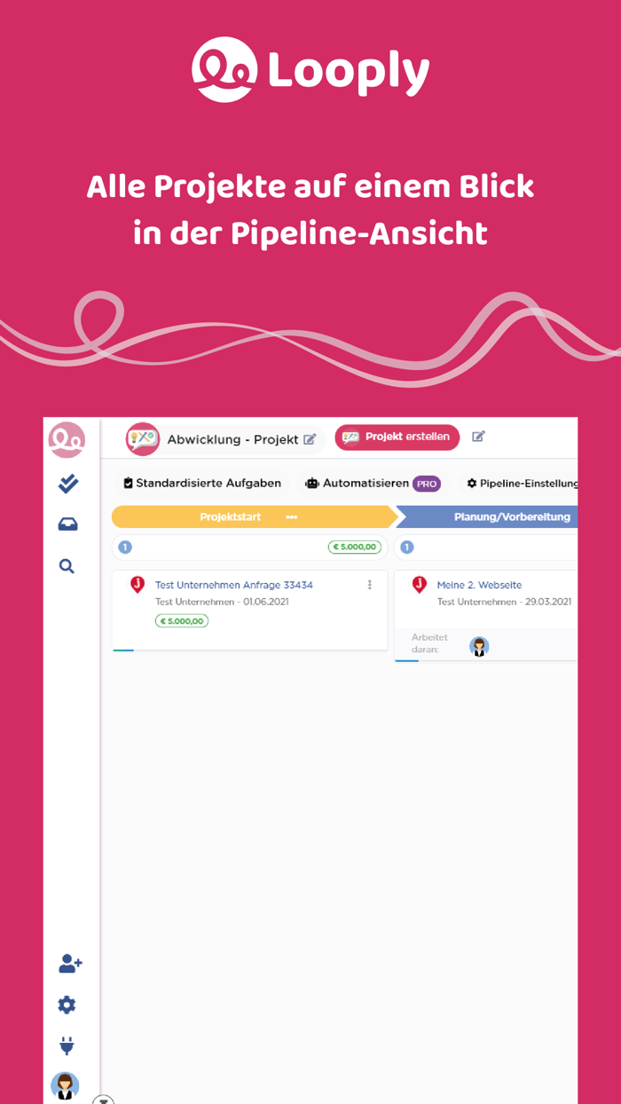 Looply – Projektabwicklung