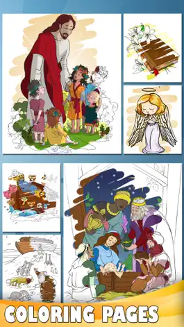 Game screenshot My Bible Coloring Pages apk