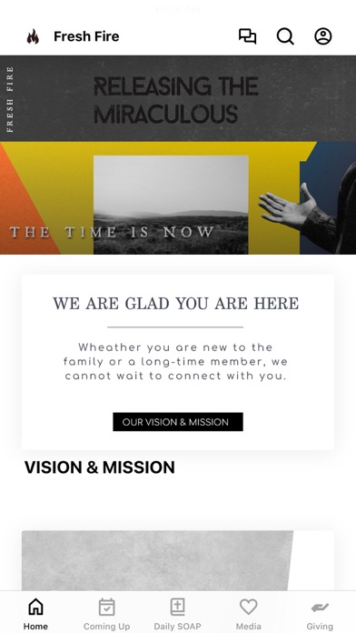 Fresh Fire Fellowship Screenshot