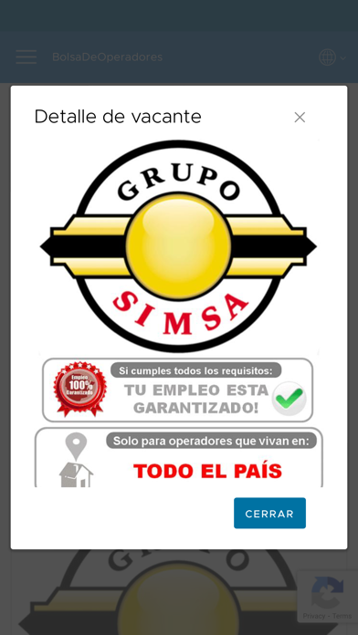 BolsaDeOperadores Screenshot