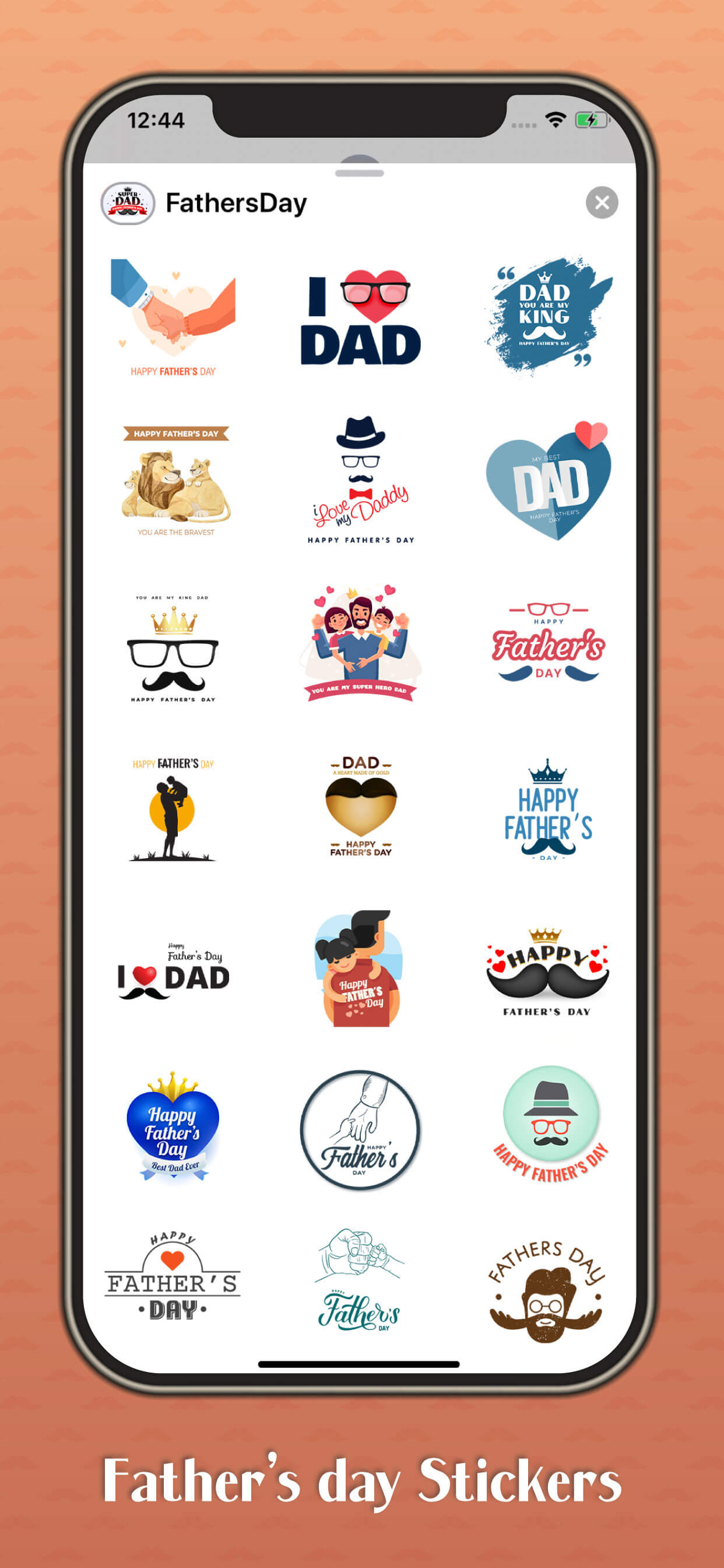 Happy Father's Day Stickers. screenshot 2