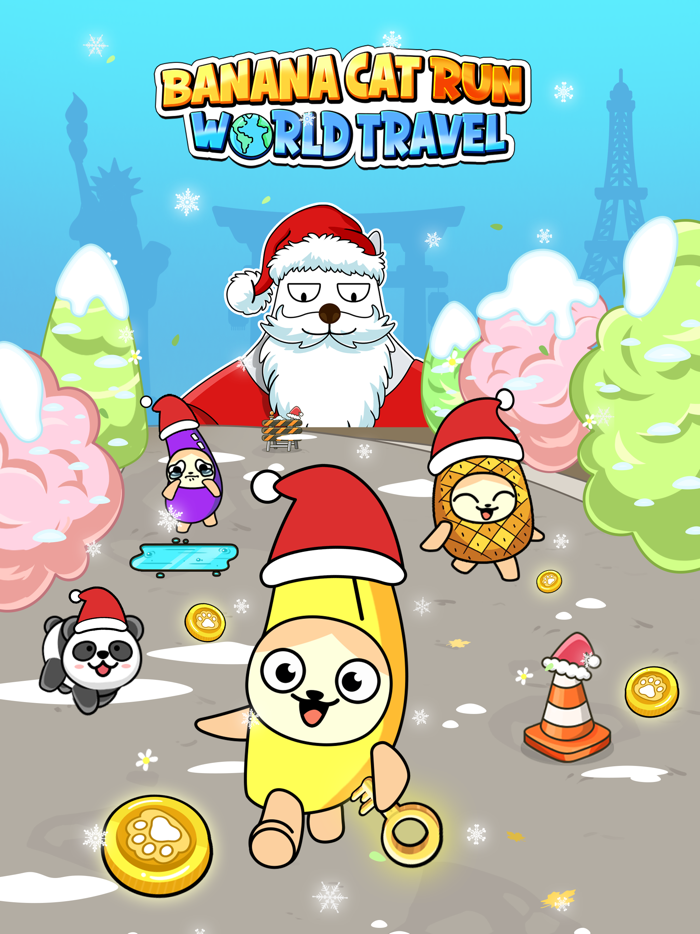 Banana Cat Run World Travel