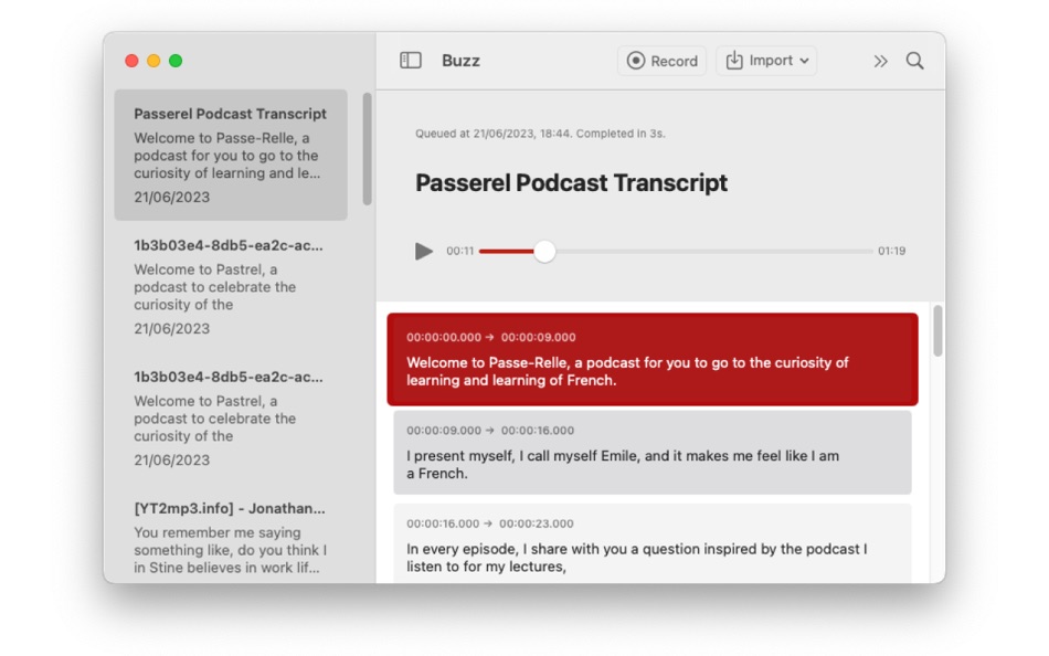 #1. Buzz Captions (macOS) 由: Chidi Williams