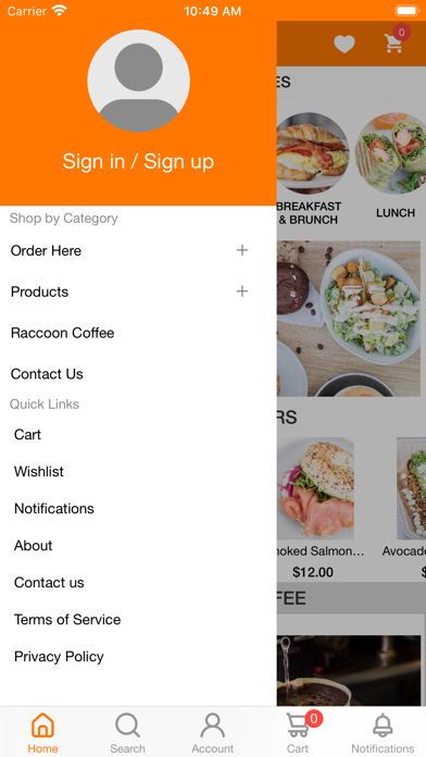 Raccoon Coffee Screenshot