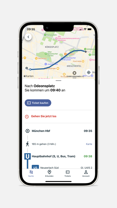 MVG Deutschland Screenshot
