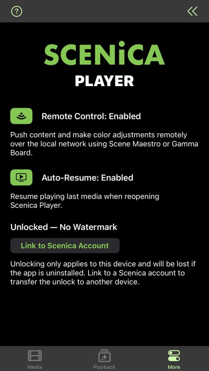 Scenica Player