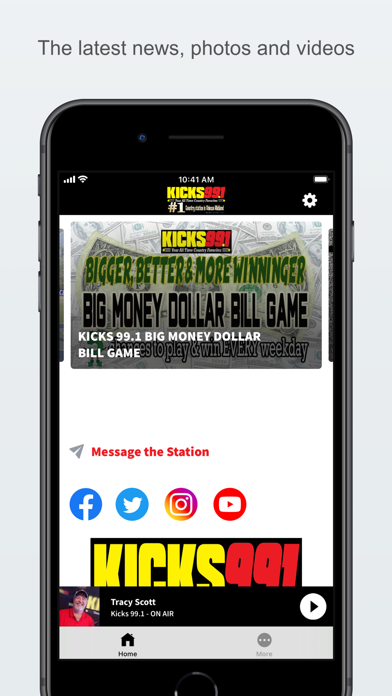 KHKX KICKS 99.1 Screenshot