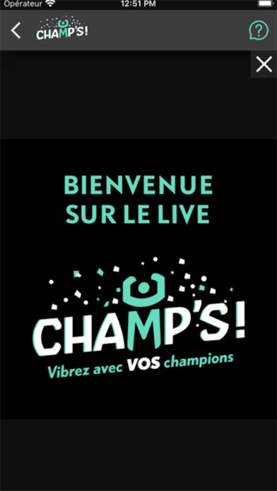 Champ'S - Live sport amateur Screenshot