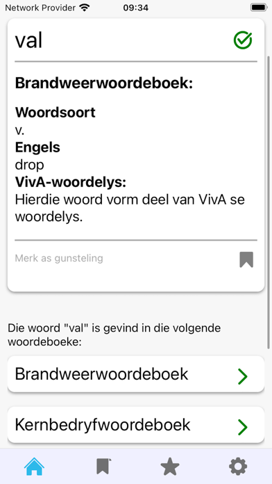 VivA-woordeboekapp Screenshot