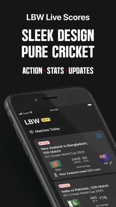 LBW Live Scores Screenshot