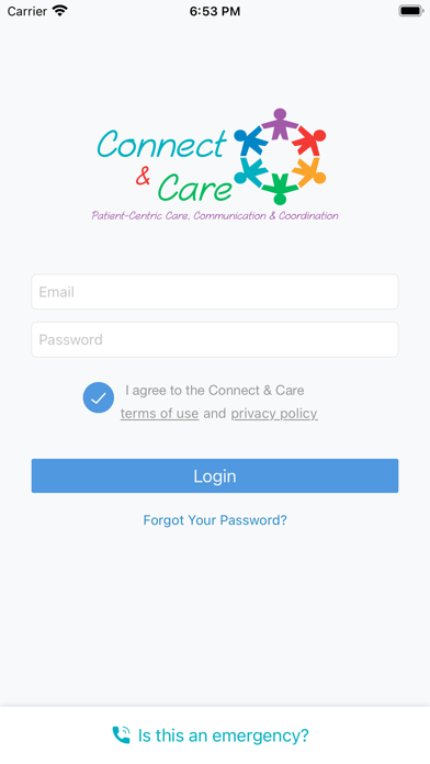 Connect and Care Screenshot