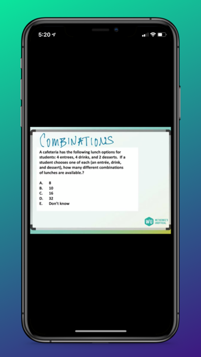 WU Test Prep Screenshot