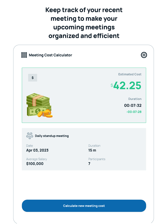 Efficient Meeting Tools