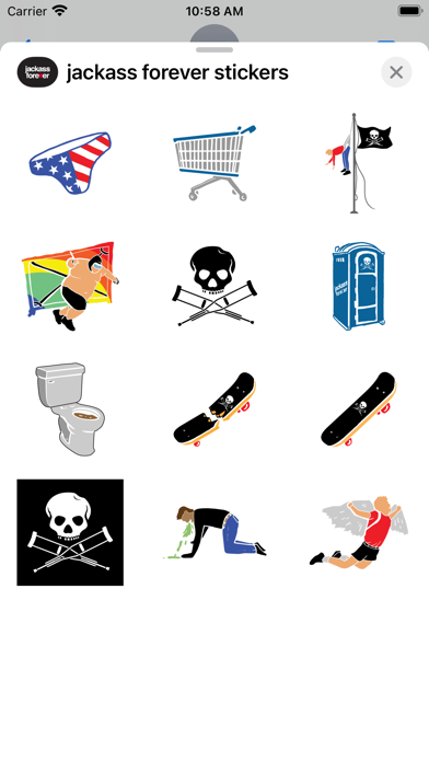 jackass forever stickers Screenshot