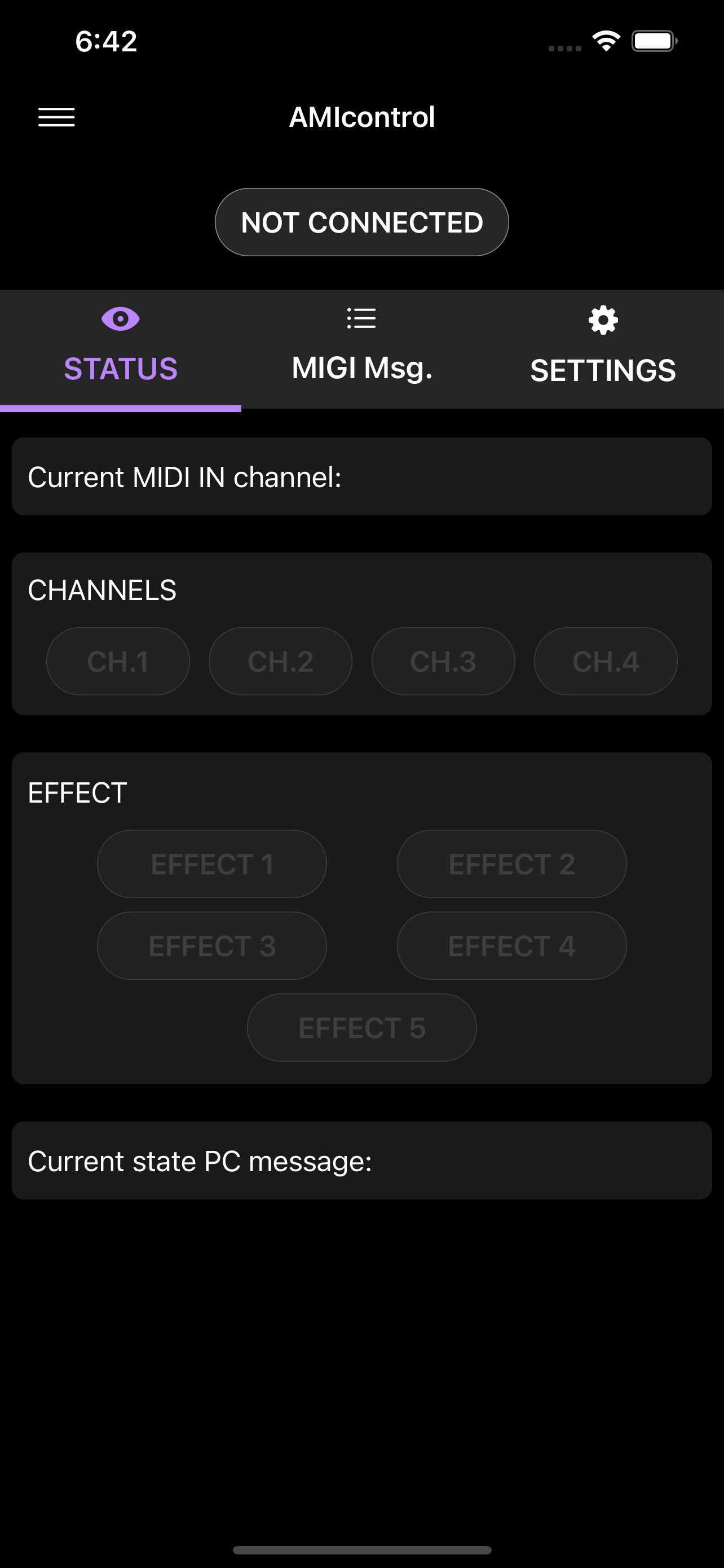 AMIcontrol